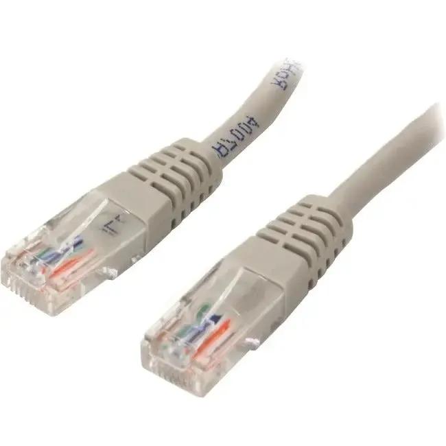 StarTech.com 100 ft Gray Molded Cat5e UTP Patch Cable with PoE Support by StarTech.com