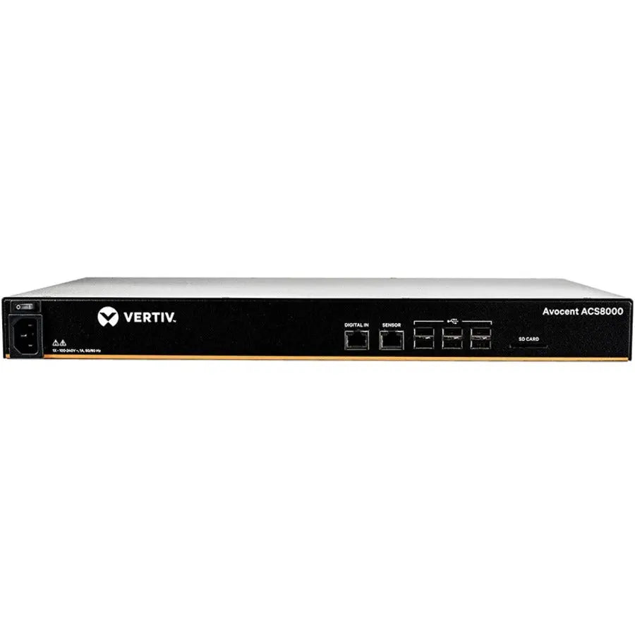 Vertiv Avocent ACS8016SAC-400 16-Port Rack-Mount Console Server with Remote Management and Environmental Monitoring
