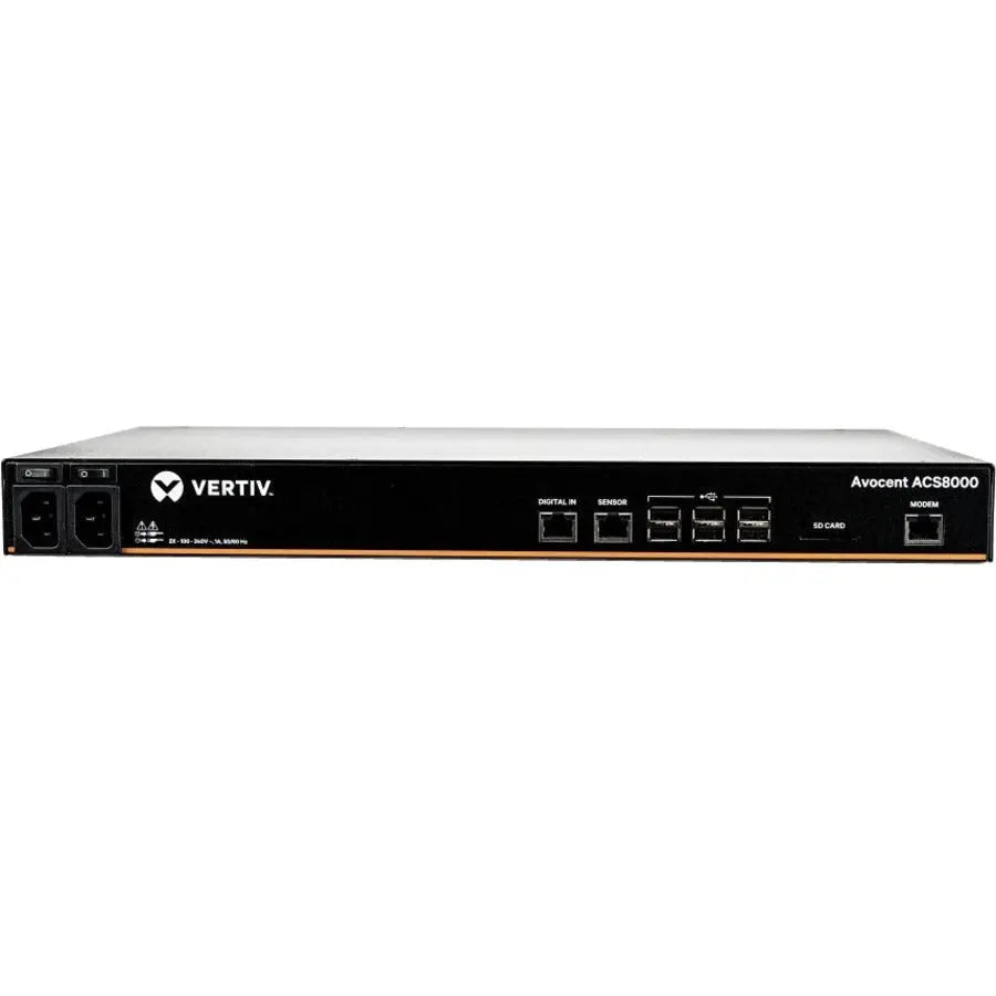 Vertiv Avocent ACS8048MDAC-400 48-Port Serial Console Server with Dual Power Supply and Modem