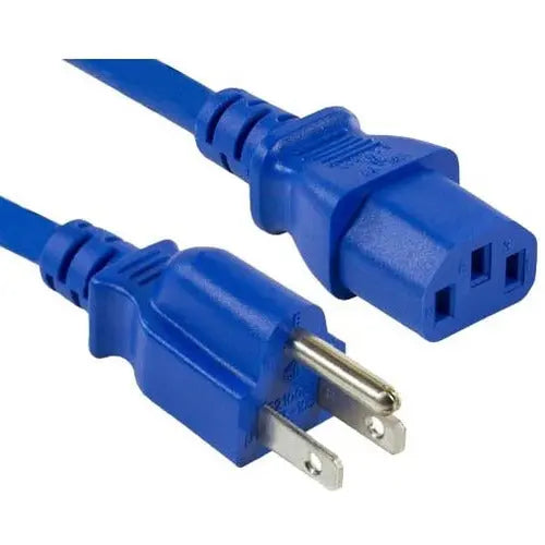 ENET N515-C13-BL-4F-ENC 4 ft Blue Power Cord with NEMA 5-15P and IEC 60320 C13 Connectors