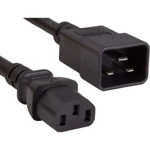 ENET C13 to C20 Power Cord - 6 ft Black 250V NSI Industries
