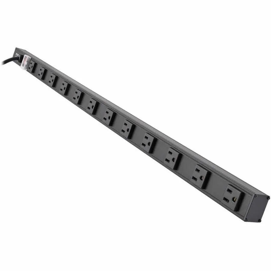 Eaton Corporation Tripp Lite PS3612 12-Outlet Vertical Power Strip, 120V, 15A, 36 Inch Mountable Aluminum Housing