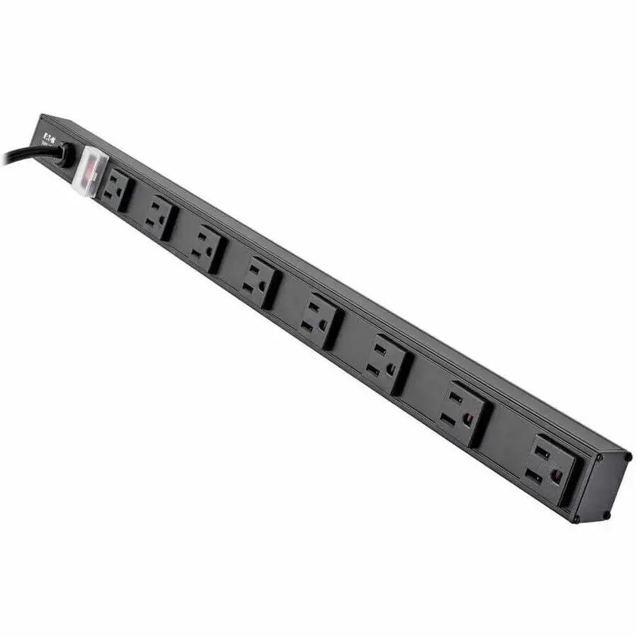 Eaton Corporation Tripp Lite PS2408B 8-Outlet Vertical Power Strip with 15 ft. Cord by Eaton Corporation