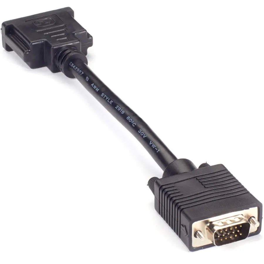 Black Box VA-VGA-DVII VGA to DVI-I Video Adapter Dongle - Male to Female