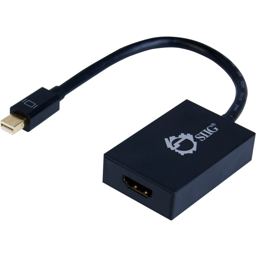 SIIG Mini DisplayPort 1.2 to HDMI 4Kx2K 60Hz Active Adapter for Ultra HD Video and Audio