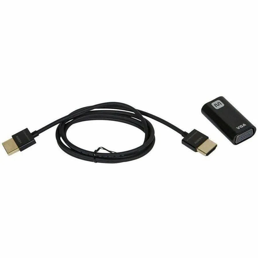 Monoprice HDMI to VGA Kit – Convert Laptop or Desktop HDMI Output to VGA for Projector Use