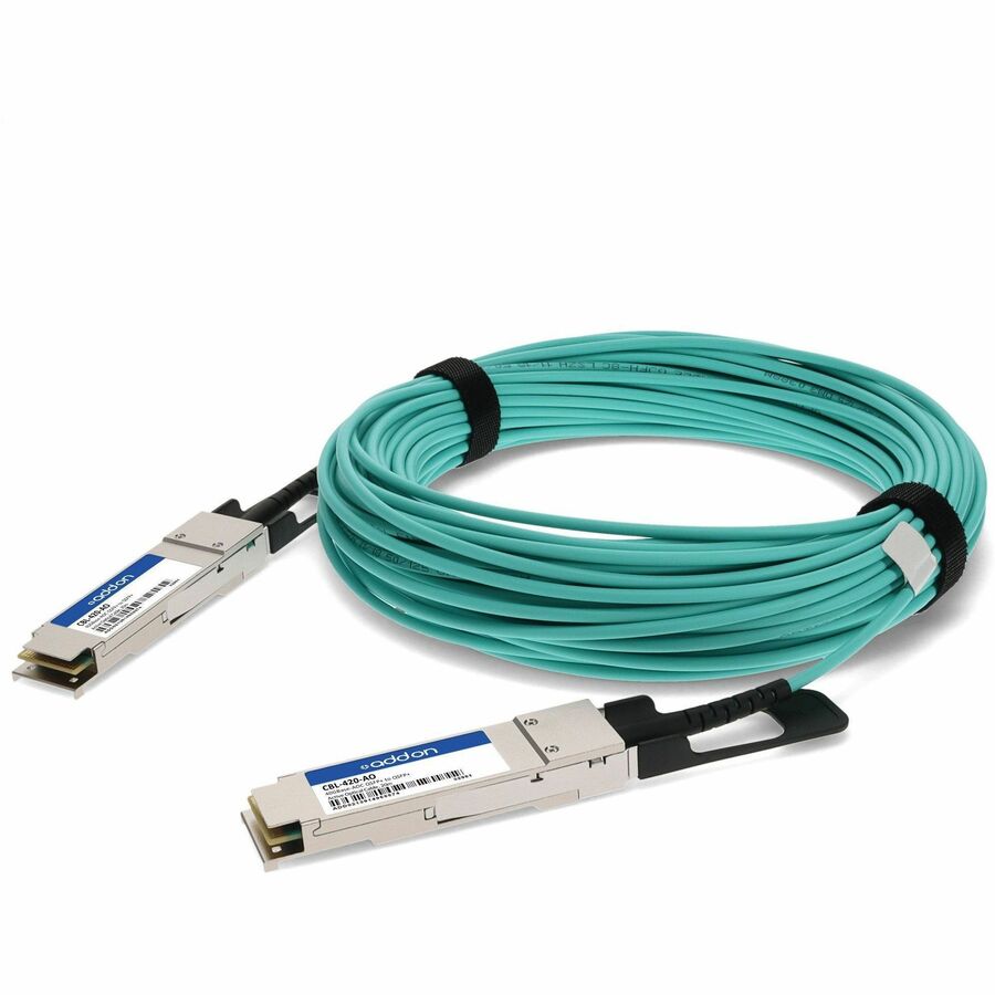 AddOn Gigamon Systems® CBL-420 Compatible 40GBase-AOC QSFP+ Active Optical Cable, 20 Meters
