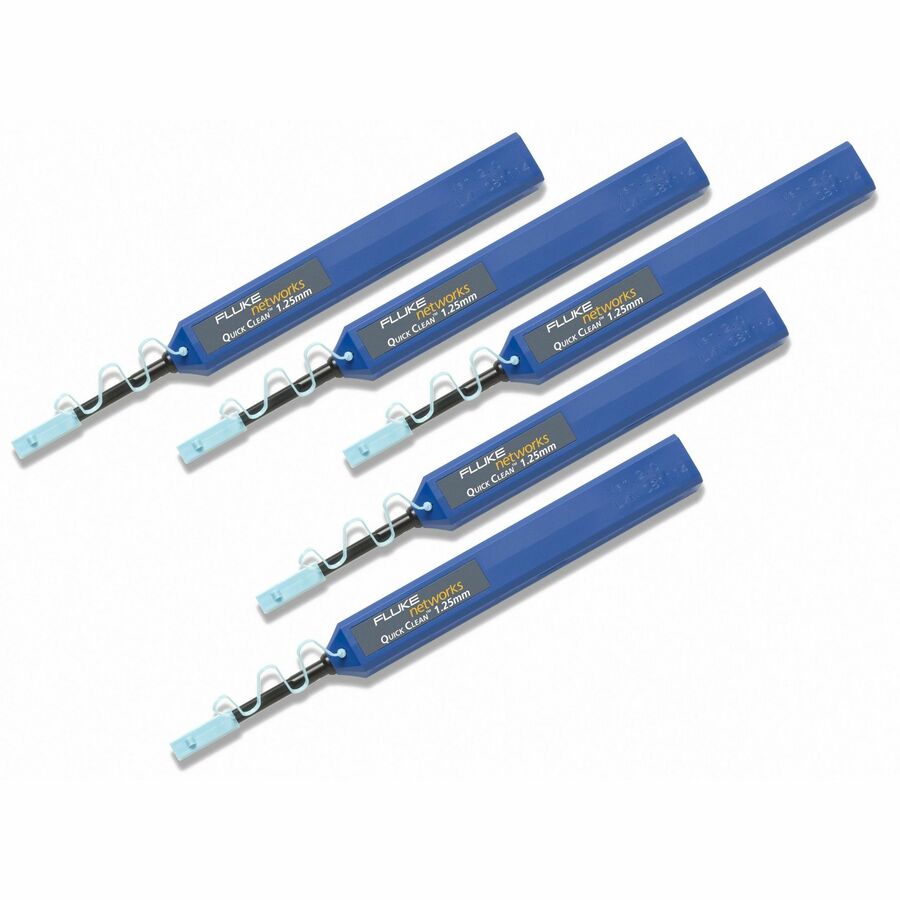 Fluke Networks Quick Clean Cleaner 1.25 mm Fiber - 5 Pack for LC and MU Connectors