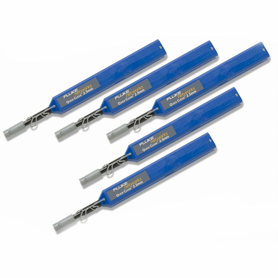 Fluke Networks Quick Clean Cleaner 2.5 mm Fiber - SC, ST, FC, E2000, 5 Pack