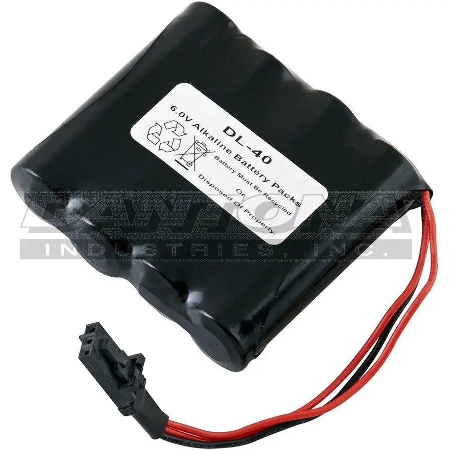 Dantona Industries DL-40 Alkaline Zinc/Manganese Dioxide Battery - 2200 mAh for Reliable Power and Fast Charging