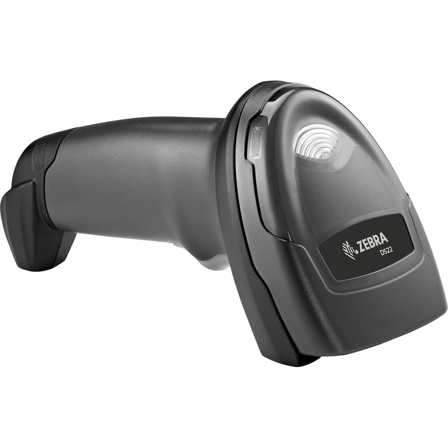 Zebra DS2208-SR Handheld Barcode Scanner with Stand – 1D/2D Imager in Twilight Black