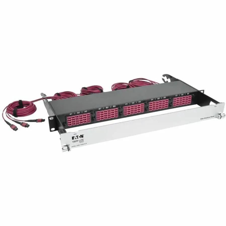 Eaton Tripp Lite Series N48K-15M8L60-B 50/125 Breakout Fiber Patch Panel for High-Speed Data Centers by EATON TRIPP LITE SERIES CONNECTIVIT