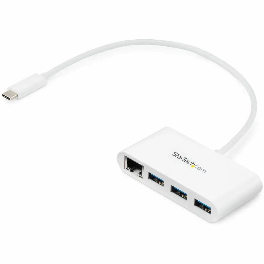 StarTech.com HB30C3A1GEA 3-Port USB-C Hub with Gigabit Ethernet for MacBook and Laptops
