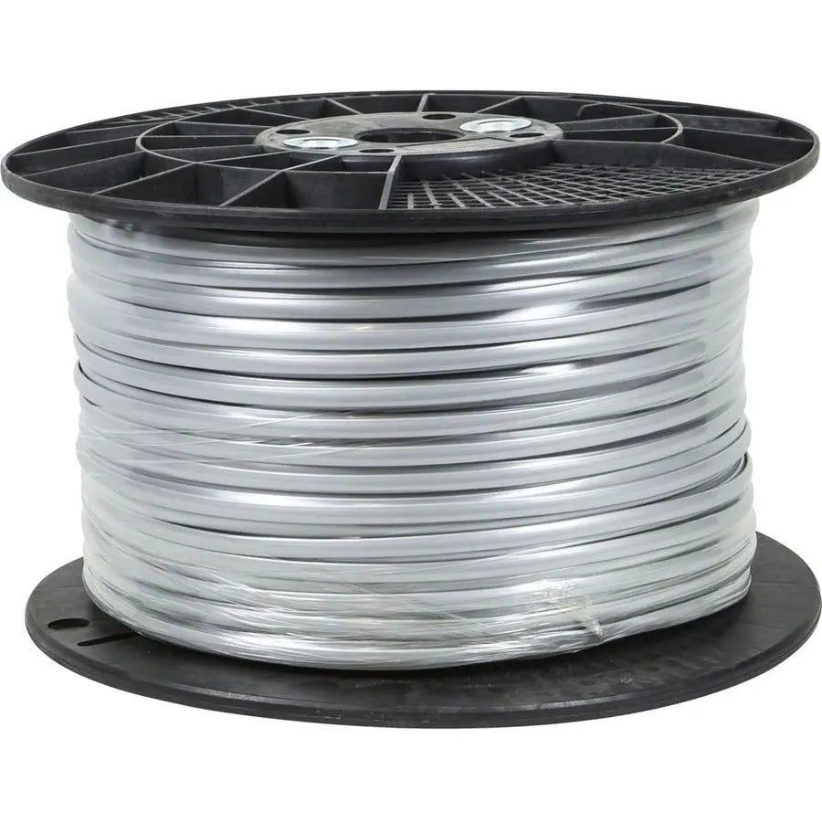 Monoprice 4 Wire Stranded Phone Cable - 1000ft Bulk Flat Silver Wire for Reliable Communication