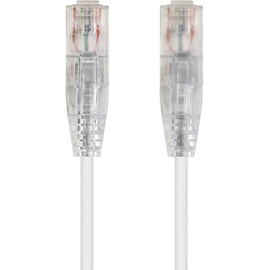 Monoprice SlimRun Cat6 28AWG UTP Ethernet Network Cable, 5ft, White