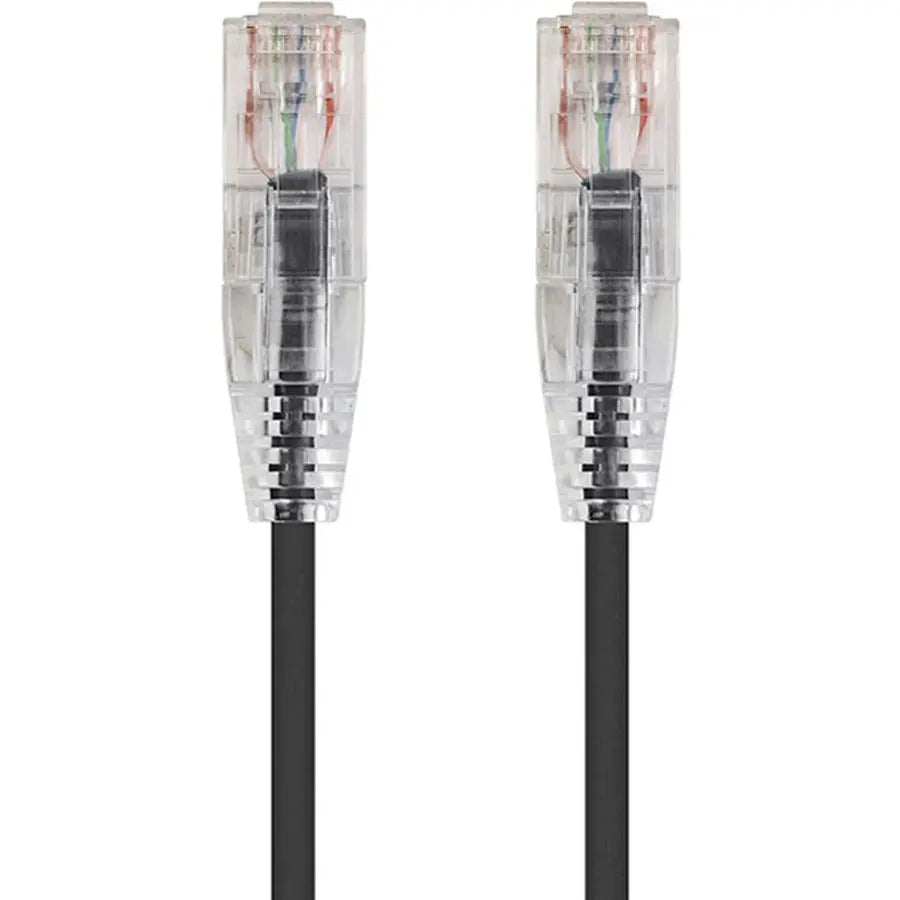 Monoprice SlimRun Cat6 28AWG UTP Ethernet Network Cable, 5ft – High-Density Space-Saving Design