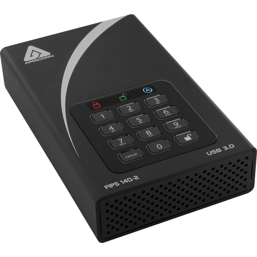 Apricorn Aegis Padlock DT FIPS 10TB Desktop External Hard Drive with AES-XTS 256-bit Hardware Encryption and USB 3.0