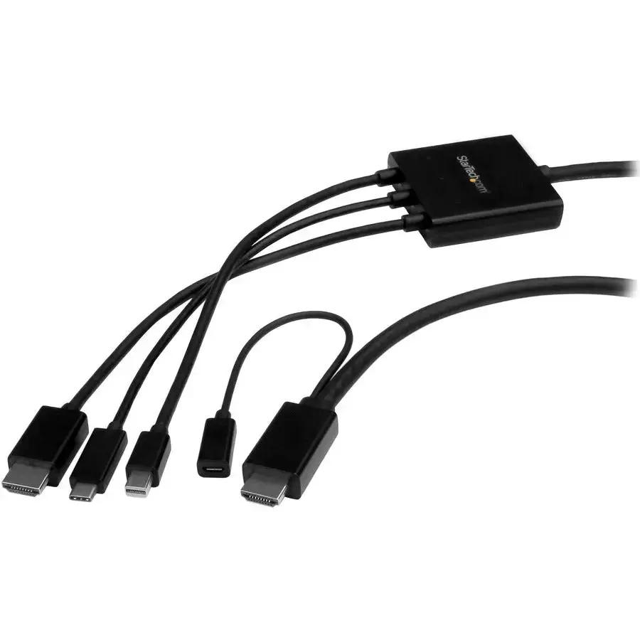 StarTech.com CMDPHD2HD 2m USB-C, HDMI, or Mini DisplayPort to HDMI Converter Cable by StarTech.com