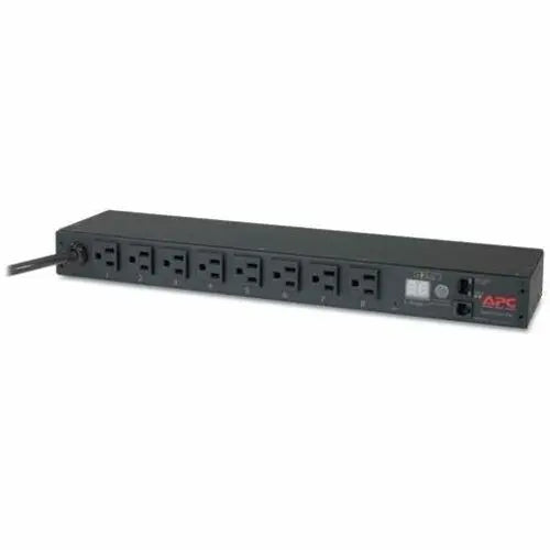 Schneider Electric APC AP7800B Metered 1U Rack PDU with 8 Outlets and 12-Foot Power Cord