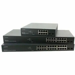 Lantronix SM24TAT2SA-NA Smart Managed PoE+ Switch with 24 Gigabit Ports and SFP Slots