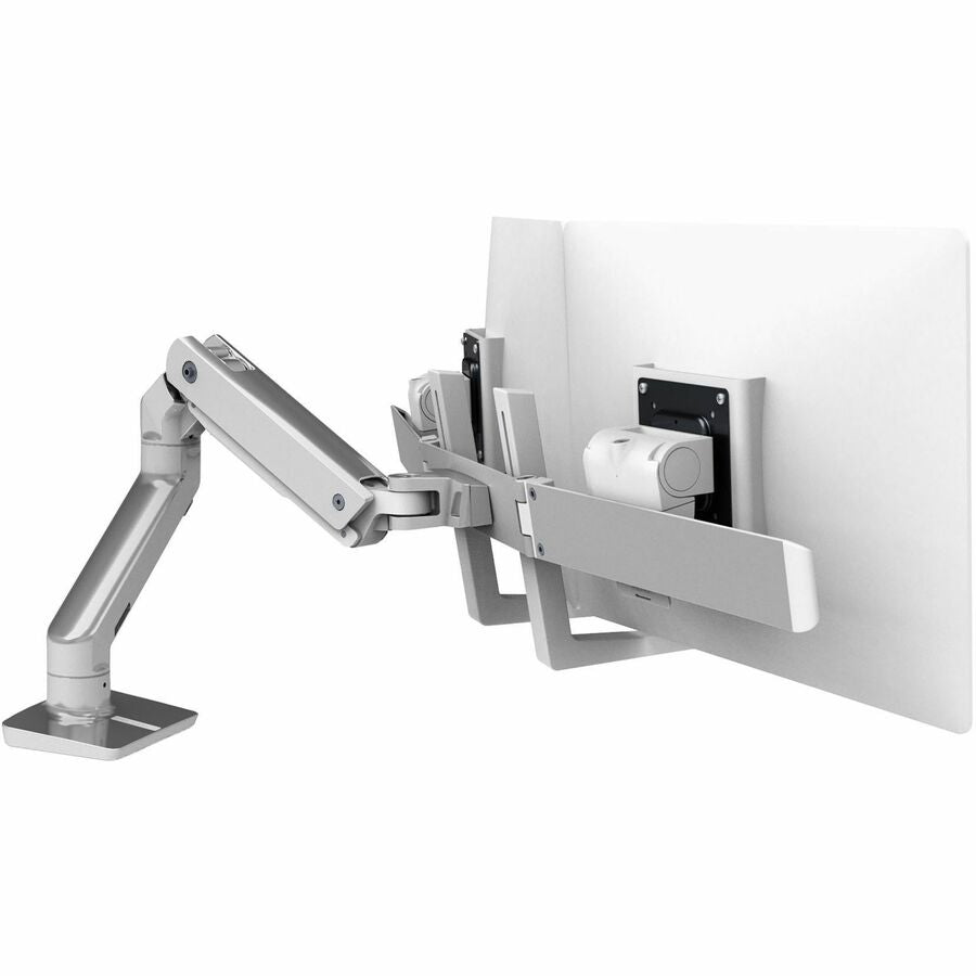 Ergotron HX Desk Dual Monitor Arm with Polished Aluminum Finish