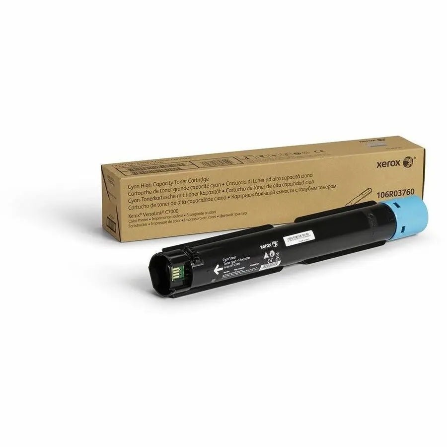 Xerox Genuine VersaLink C7000 Cyan High Capacity Toner Cartridge (Part 106R03760) – 10,100 Pages