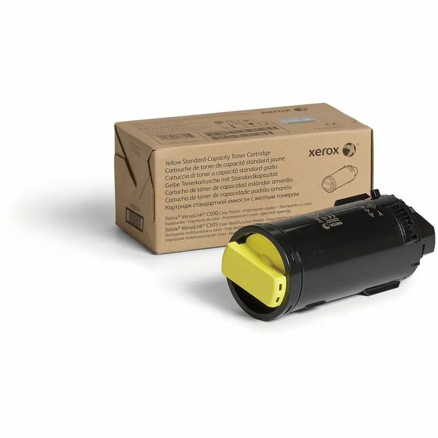 Xerox Genuine VersaLink C500/C505 Yellow Toner Cartridge - 106R03861, 2400 Pages