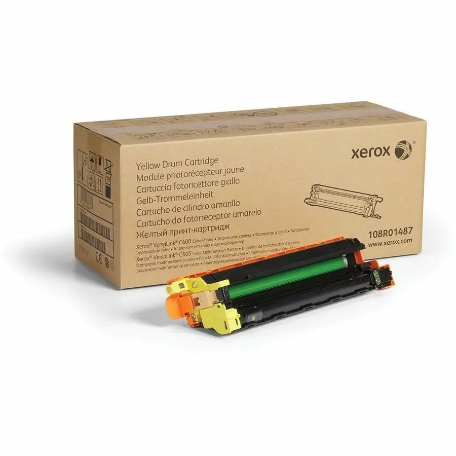 Xerox Genuine Yellow Drum Cartridge for VersaLink C600 and C605 – High Capacity Imaging Drum