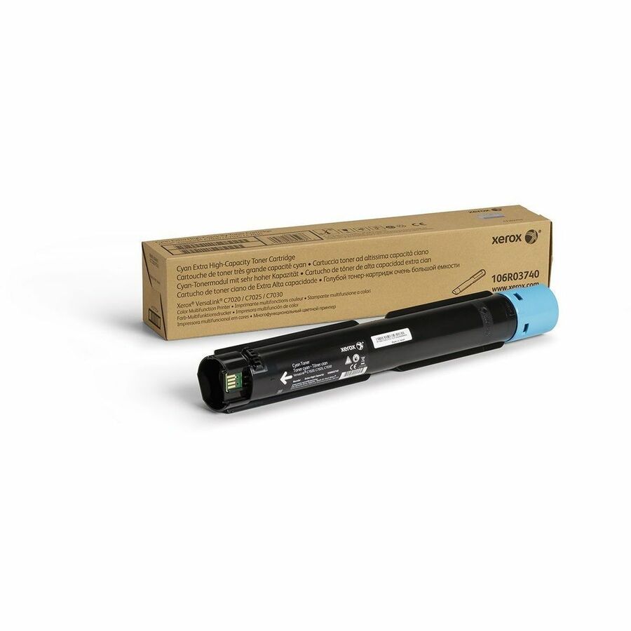 Xerox 106R03740 Genuine Cyan High-Capacity Toner Cartridge for VersaLink C7000 Series