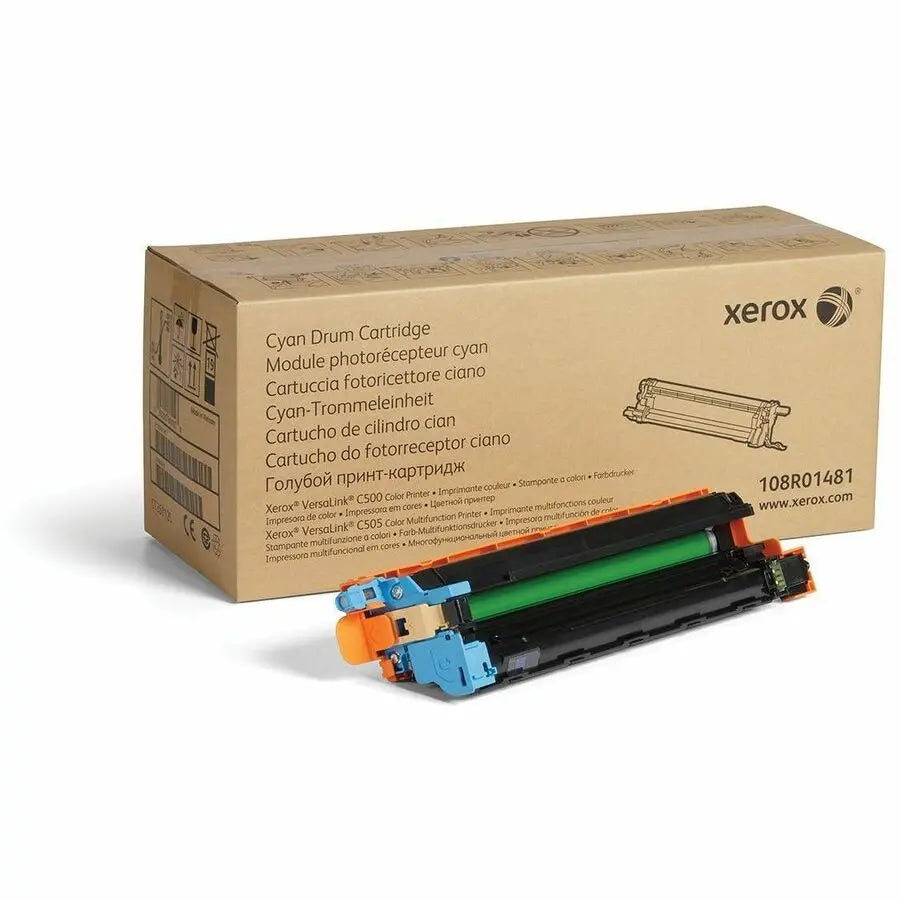 Xerox Genuine Cyan Drum Cartridge for VersaLink C500 and C505 - 40,000 Page Capacity