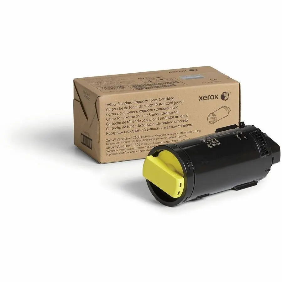 Xerox Genuine VersaLink C600/C605 Yellow Toner Cartridge 106R03898 – High-Quality 6000 Pages