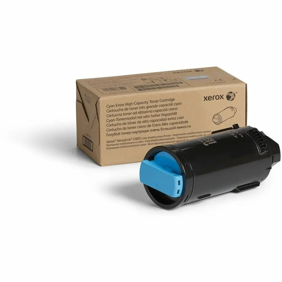 Xerox VersaLink C605 Cyan Extra High Capacity Toner Cartridge (Part 106R03928) – Reliable 16,800 Pages