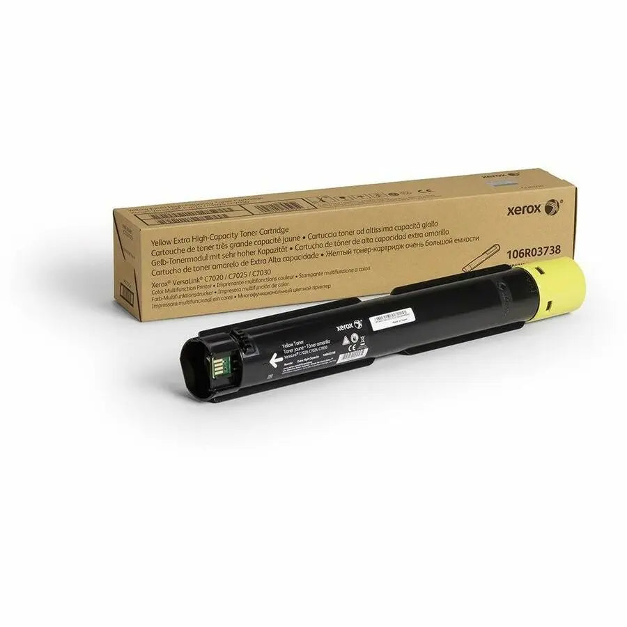 Xerox Genuine VersaLink C7000 Series Yellow High Capacity Toner Cartridge (16500 Pages) - Part 106R03738