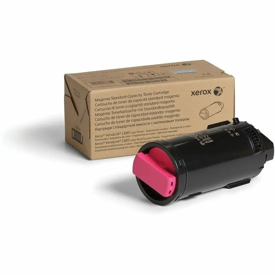 Xerox Genuine VersaLink C600 & C605 Magenta Toner Cartridge (Part 106R03897) – High Yield for Color Laser Printers