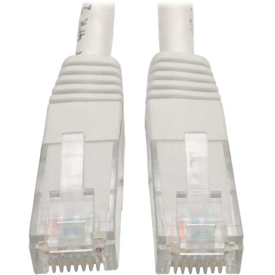 Eaton Tripp Lite Series N200-005-WH 5 ft White Cat6 Gigabit Molded Patch Cable by EATON TRIPP LITE SERIES CONNECTIVIT