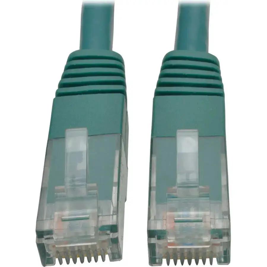 Eaton Corporation Tripp Lite N200-007-GN Cat6 Gigabit Ethernet Patch Cable, 7 ft, Green by Eaton Corporation