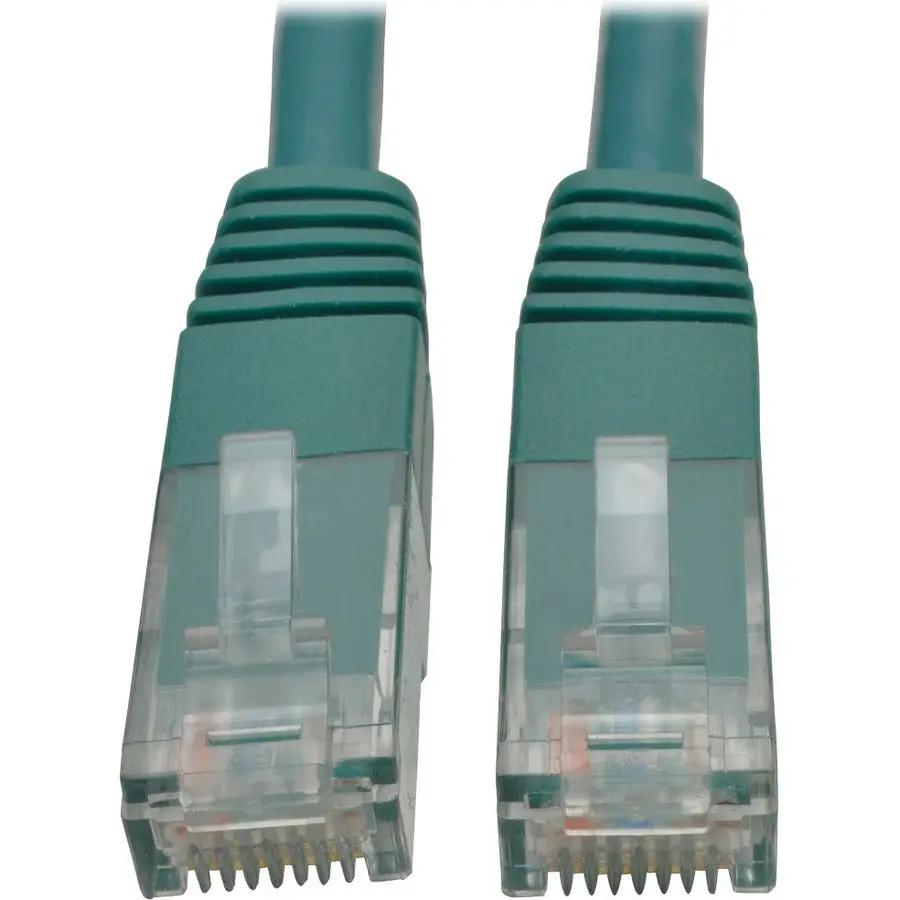 Eaton Tripp Lite Series N200-007-GN 7 ft Green Cat6 Gigabit Molded Patch Cable RJ45 Male to Male by EATON TRIPP LITE SERIES CONNECTIVIT