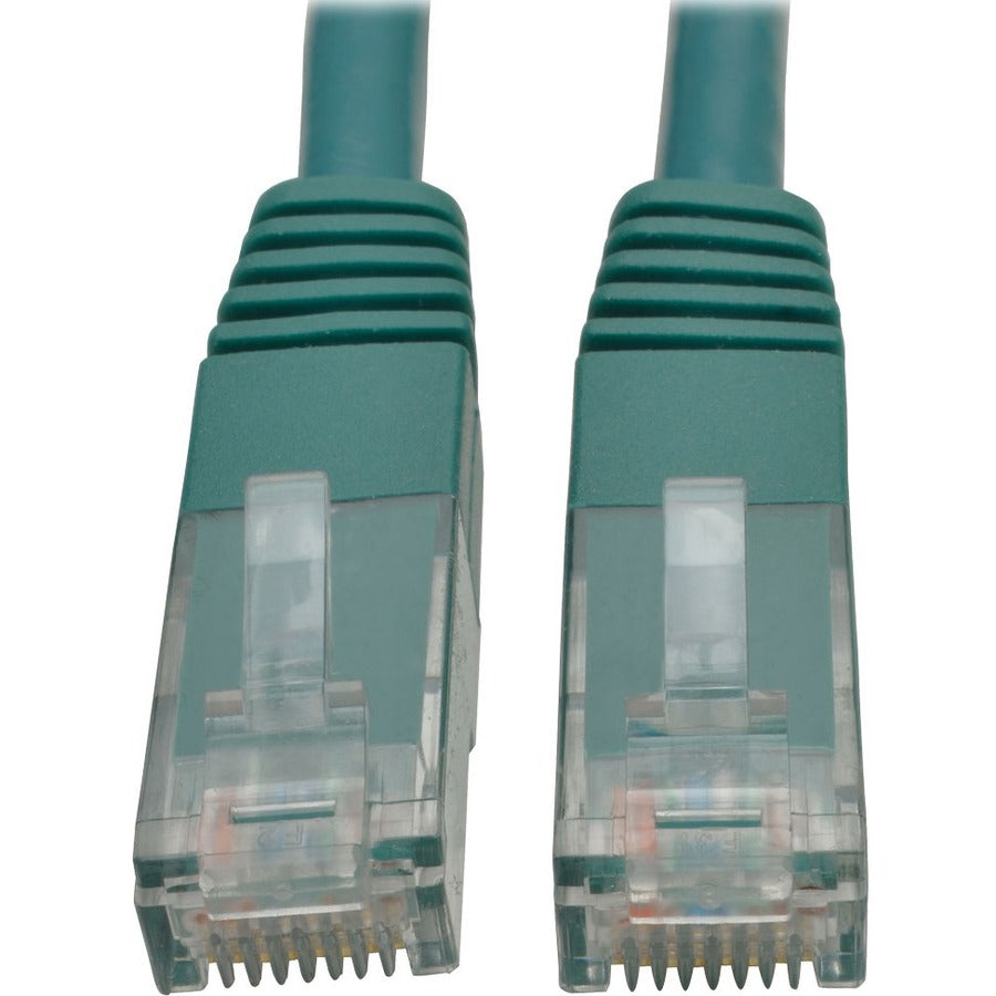 Eaton Tripp Lite Series N200-010-GN 10 ft Green Cat6 Gigabit Molded Patch Cable for High-Speed Network Connections