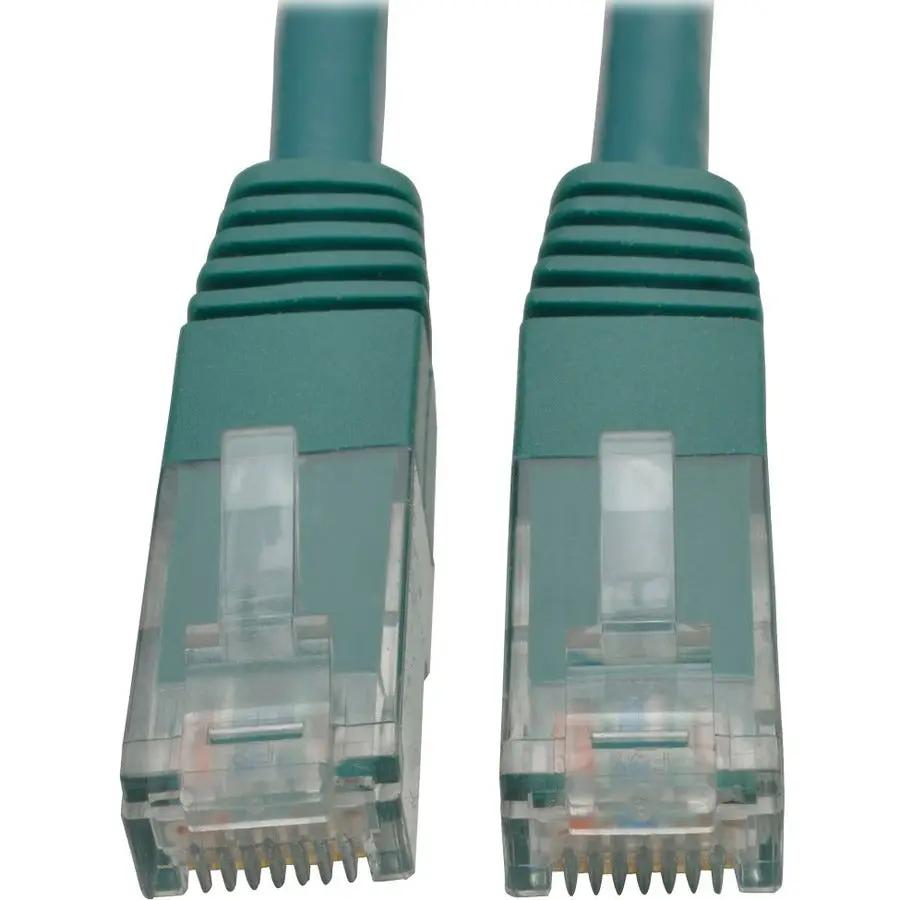 Eaton Tripp Lite Series N200-010-GN 10 ft Green Cat6 Gigabit Molded Patch Cable for High-Speed Network Connections by EATON TRIPP LITE SERIES CONNECTIVIT