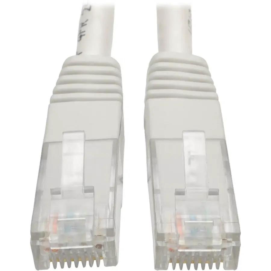 Eaton Tripp Lite Series N200-010-WH 10 ft White Cat6 Gigabit Molded Patch Cable for High-Speed Networking by EATON TRIPP LITE SERIES CONNECTIVIT