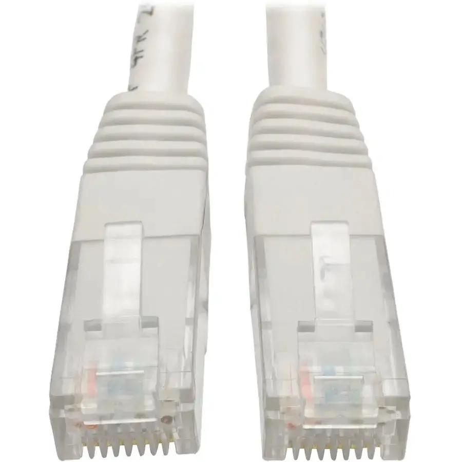 Eaton Corporation Tripp Lite N200-015-WH Cat6 Gigabit Ethernet Patch Cable, 15 ft, White by Eaton Corporation