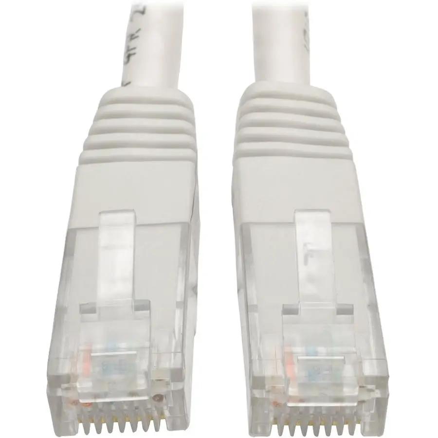 Eaton Tripp Lite Series N200-015-WH 15 ft White Cat6 Gigabit Molded Patch Cable by EATON TRIPP LITE SERIES CONNECTIVIT