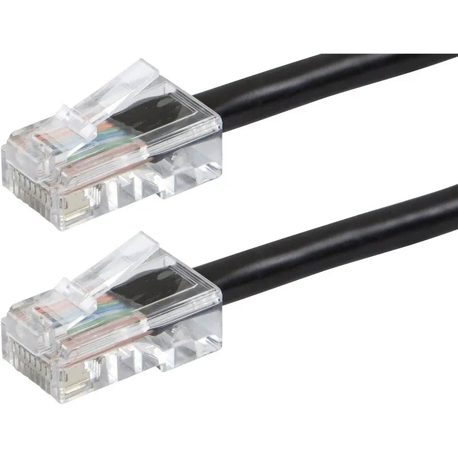Monoprice ZEROboot Series Cat6 7ft Black UTP Ethernet Patch Cable - 24AWG, Lifetime Warranty