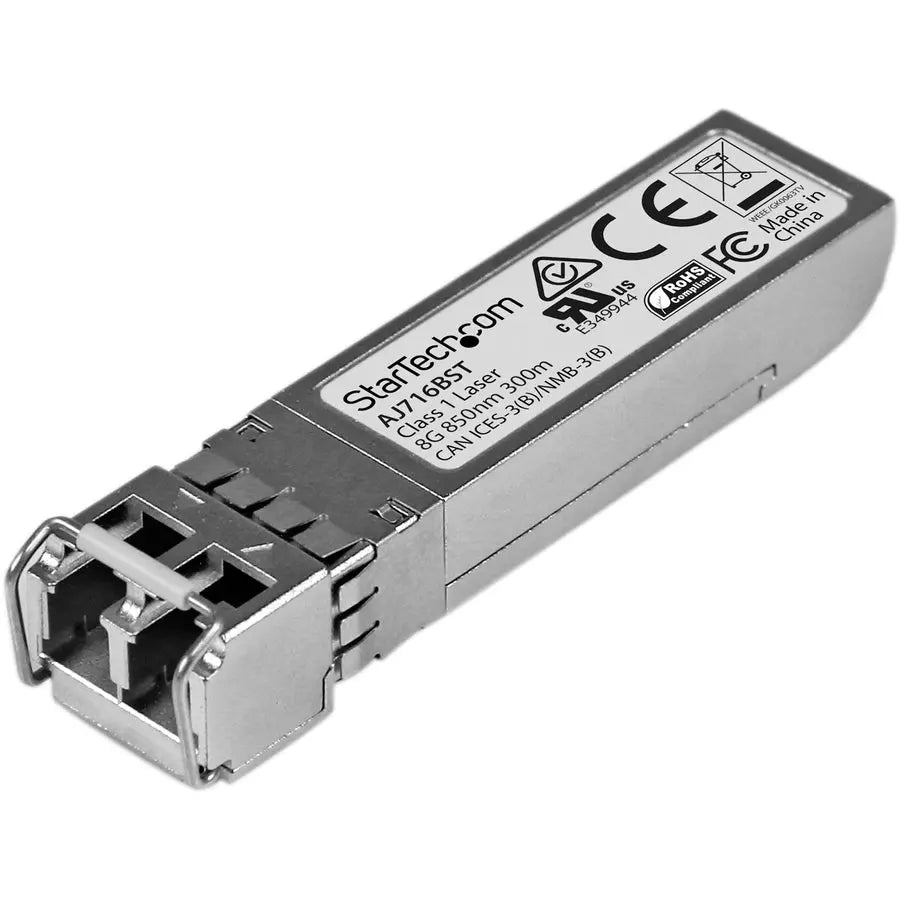 StarTech.com HPE AJ716B Compatible SFP+ Transceiver Module - 8G Fiber Channel over Multi-Mode Fiber