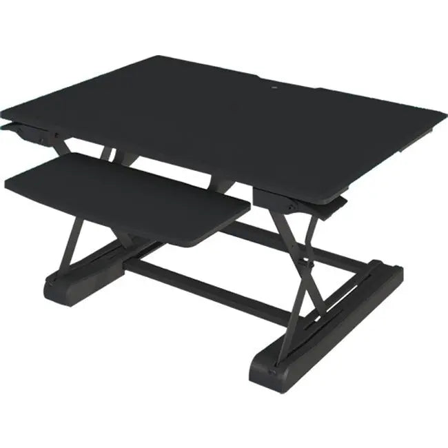 Amer AMRCT100 Sit-Stand Integrated Desk Workstation - Height Adjustable Monitor Mount System