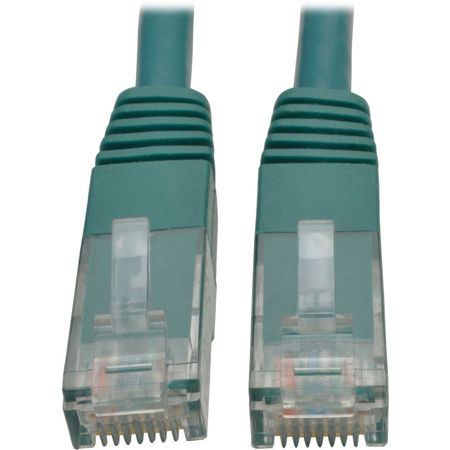 Eaton Tripp Lite Series Cat6 Gigabit Molded Ethernet Patch Cable, 25 ft, Green