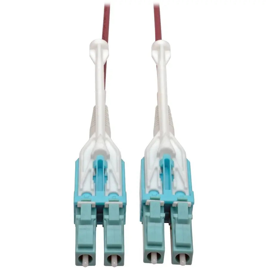 Eaton Tripp Lite Series 10G Duplex Multimode 50/125 OM4 LSZH Fiber Optic Cable (LC/LC), Magenta, 1 Meter