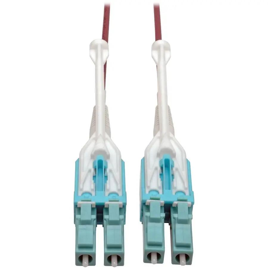 Eaton Tripp Lite Series N821-01M-MG-T 10 Gb Duplex OM4 Multimode Fiber Patch Cable - 1 Meter, LC/LC Connectors, Magenta by EATON TRIPP LITE SERIES CONNECTIVIT