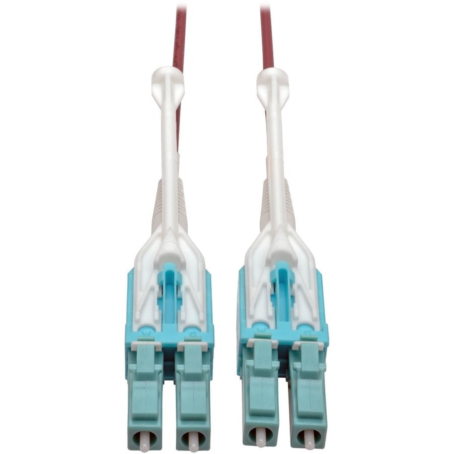 Eaton Tripp Lite Series N821-03M-MG-T 10 Gb Duplex OM4 Multimode Fiber Optic Patch Cable with LC Connectors