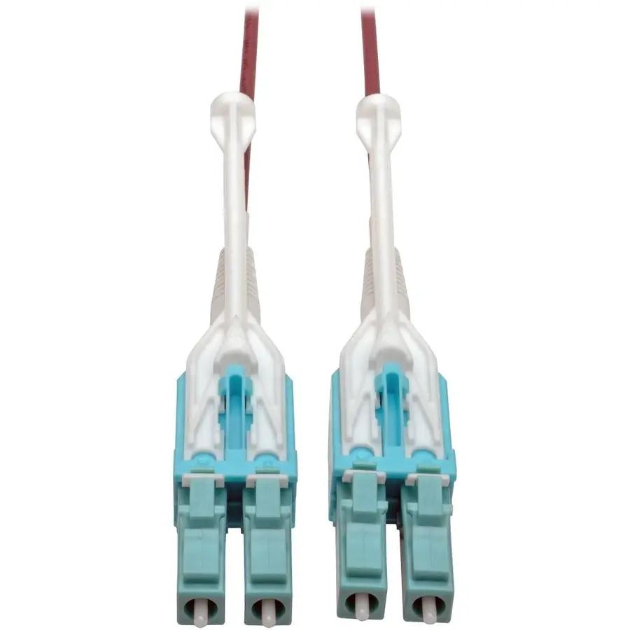 Eaton Tripp Lite Series N821-03M-MG-T 10 Gb Duplex OM4 Multimode Fiber Optic Patch Cable with LC Connectors by EATON TRIPP LITE SERIES CONNECTIVIT